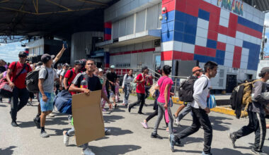 Venezuelan migrants in Panama