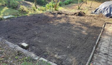 Also nahm er einen Spaten ...