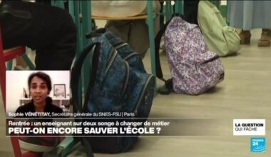 Rentrée : un enseignant sur deux songe à changer de métier • FRANCE 24