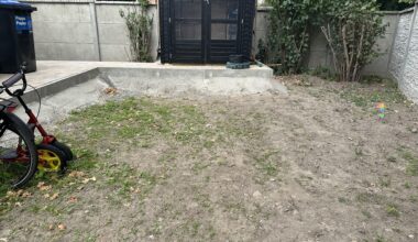 Betonsockel kaschieren…