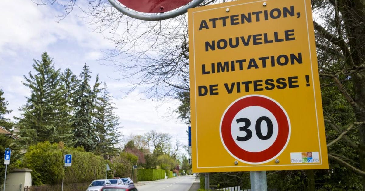 Circulation routière: La population suisse est opposée à la généralisation du 30 km/h