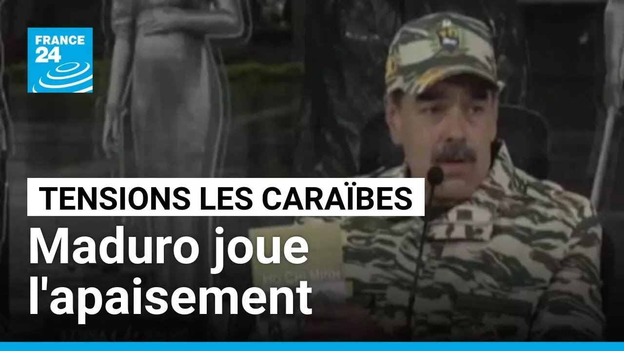 Maduro estime qu'aucun différend avec Washington "ne justifie" un conflit militaire • FRANCE 24