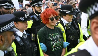 Propalästinensische Proteste: Fast 900 Festnahmen bei propalästinensischem Protest in London