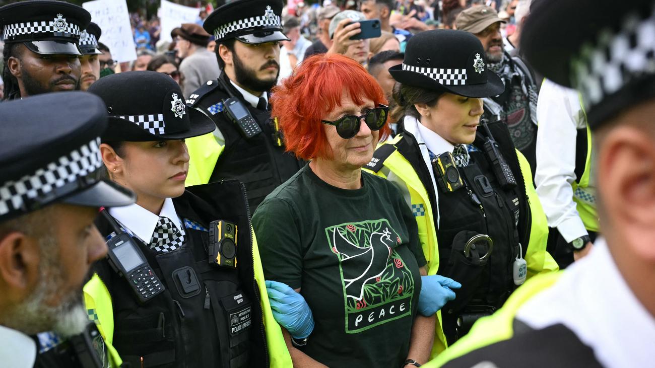 Propalästinensische Proteste: Fast 900 Festnahmen bei propalästinensischem Protest in London