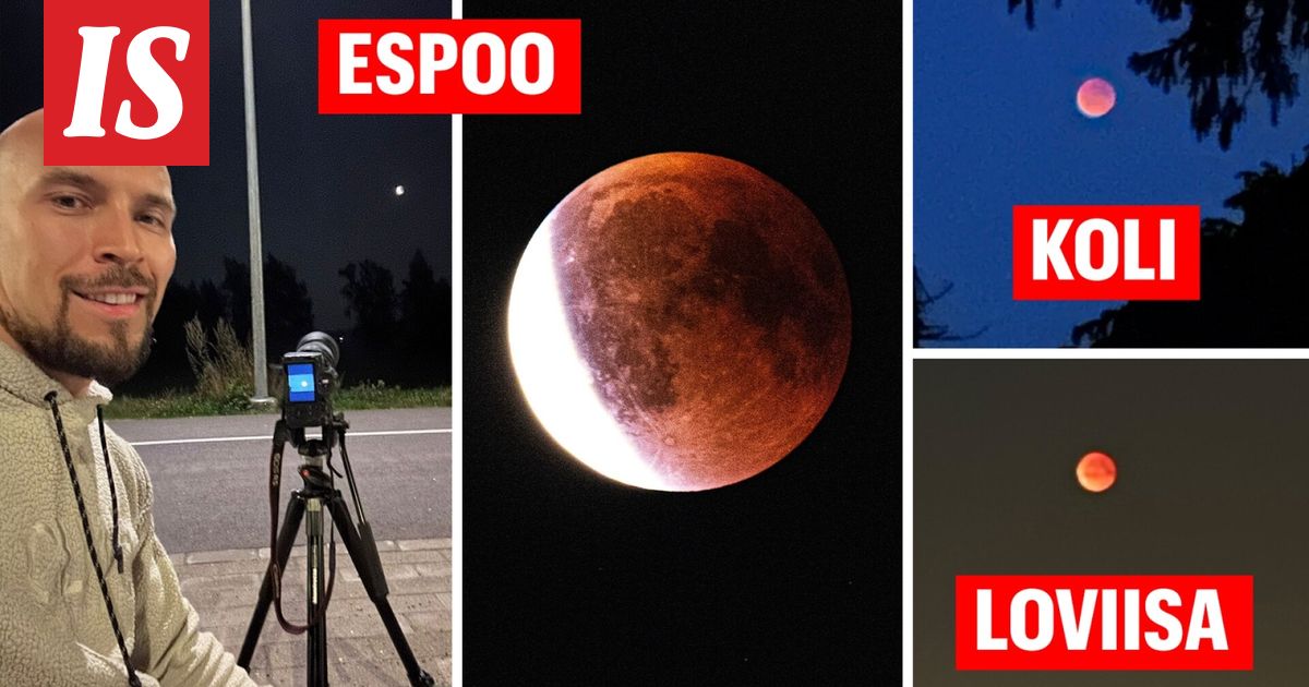 Upeat kuvat: Verikuu tallentui lukijoiden kameroihin