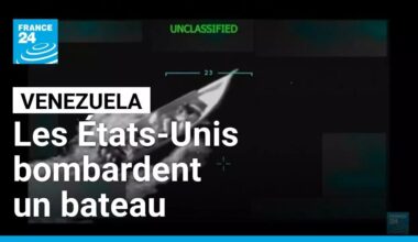 Les États-Unis bombardent un bateau au large du Venezuela • FRANCE 24