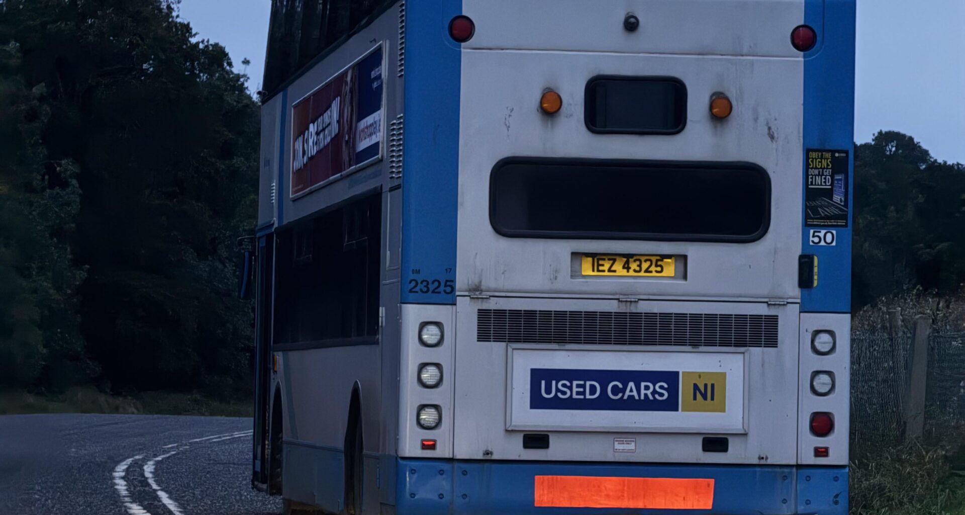 What’s the story behind this bus parked at Loughbrickland lay-by?