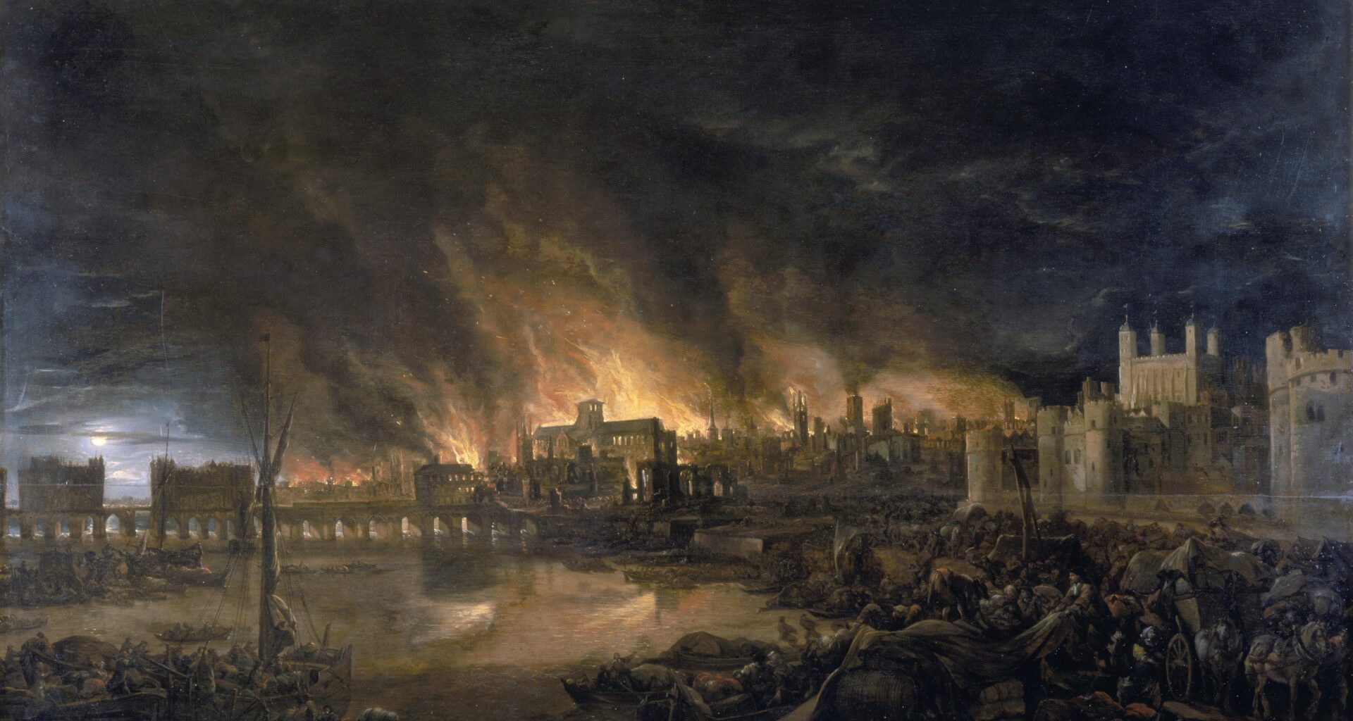 Today in 1666 - Great Fire of London begins