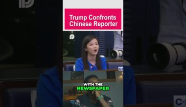 Tense Exchange: Trump & Chinese Press ⚡