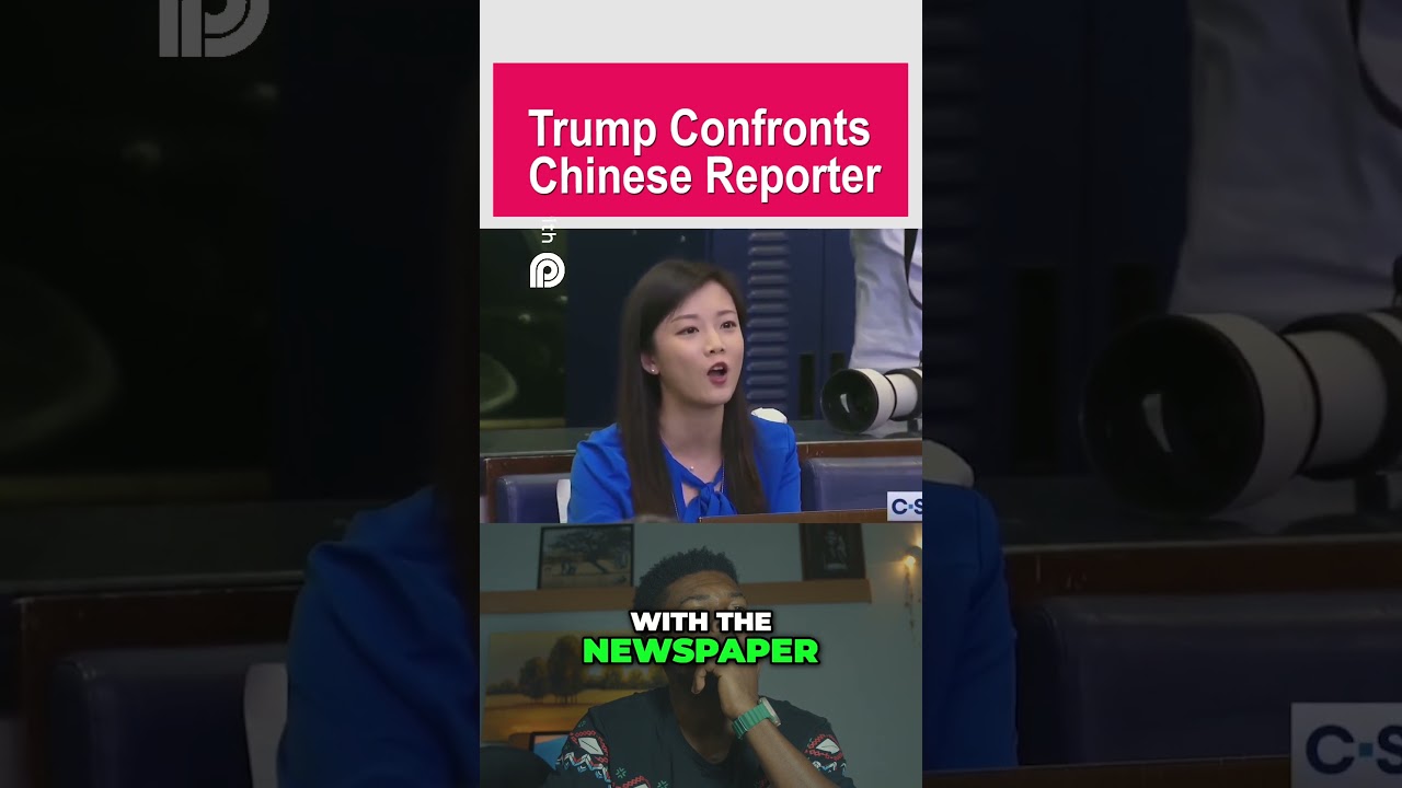 Tense Exchange: Trump & Chinese Press ⚡