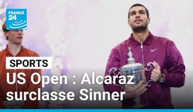 Carlos Alcaraz surclasse Jannik Sinner et remporte l'US Open • FRANCE 24