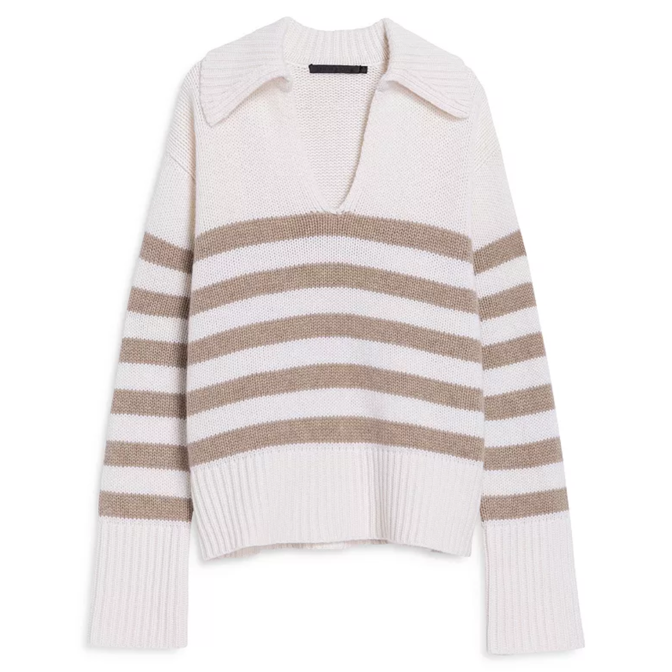 Phoebe Cashmere Striped Sweater