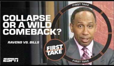 Stephen A. & Cam Newton’s VERDICT on collapse or comeback in Bills vs. Ravens 👀 | First Take