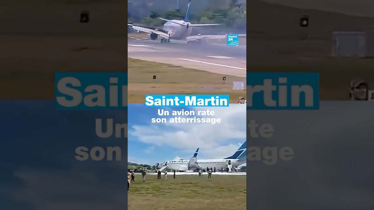 ✈️ Saint-Martin: un #avion rate son atterrissage • FRANCE 24