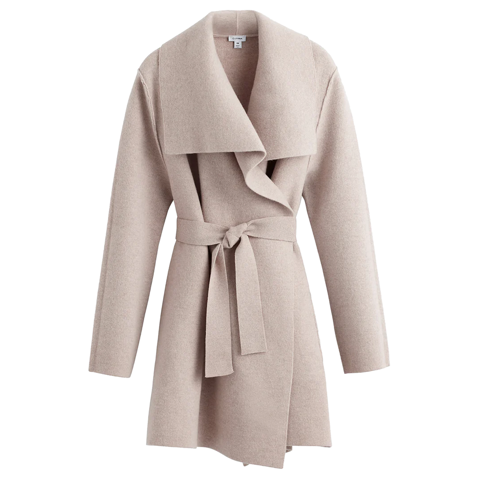 Wool Cashmere Sweater Coat