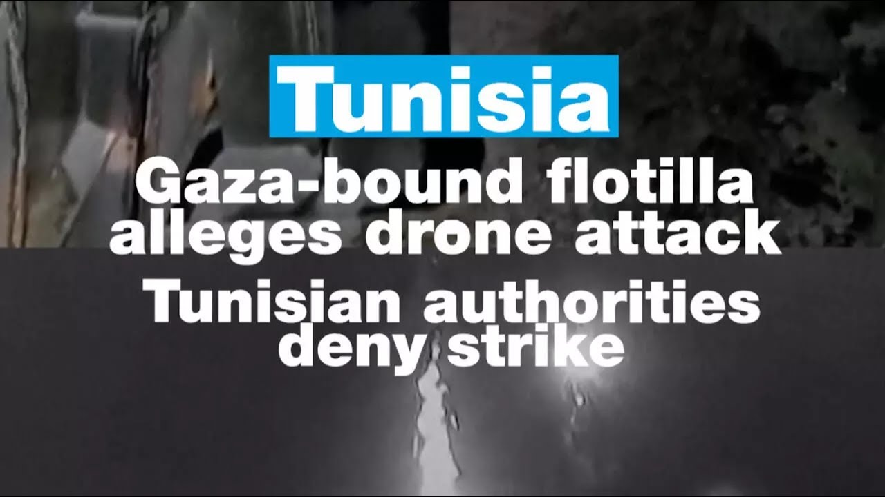 Tunisia: Gaza-bound Global Sumud Flotilla alleges drone attack, Tunisian authorities deny strike