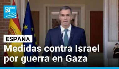 Pedro Sánchez establece medidas contra Israel para “detener el genocidio en Gaza”