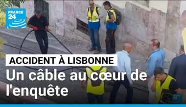 Déraillement d'un funiculaire à Lisbonne : le câble reliant les cabines au cœur de l'enquête