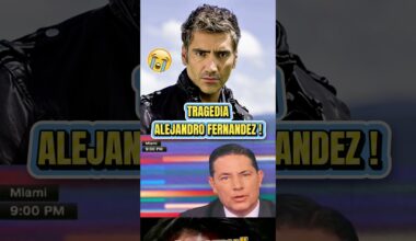 🚨ULTIMA HORA !😢Confirman Triste Noticia del Cantante Alejandro Fernandez !
