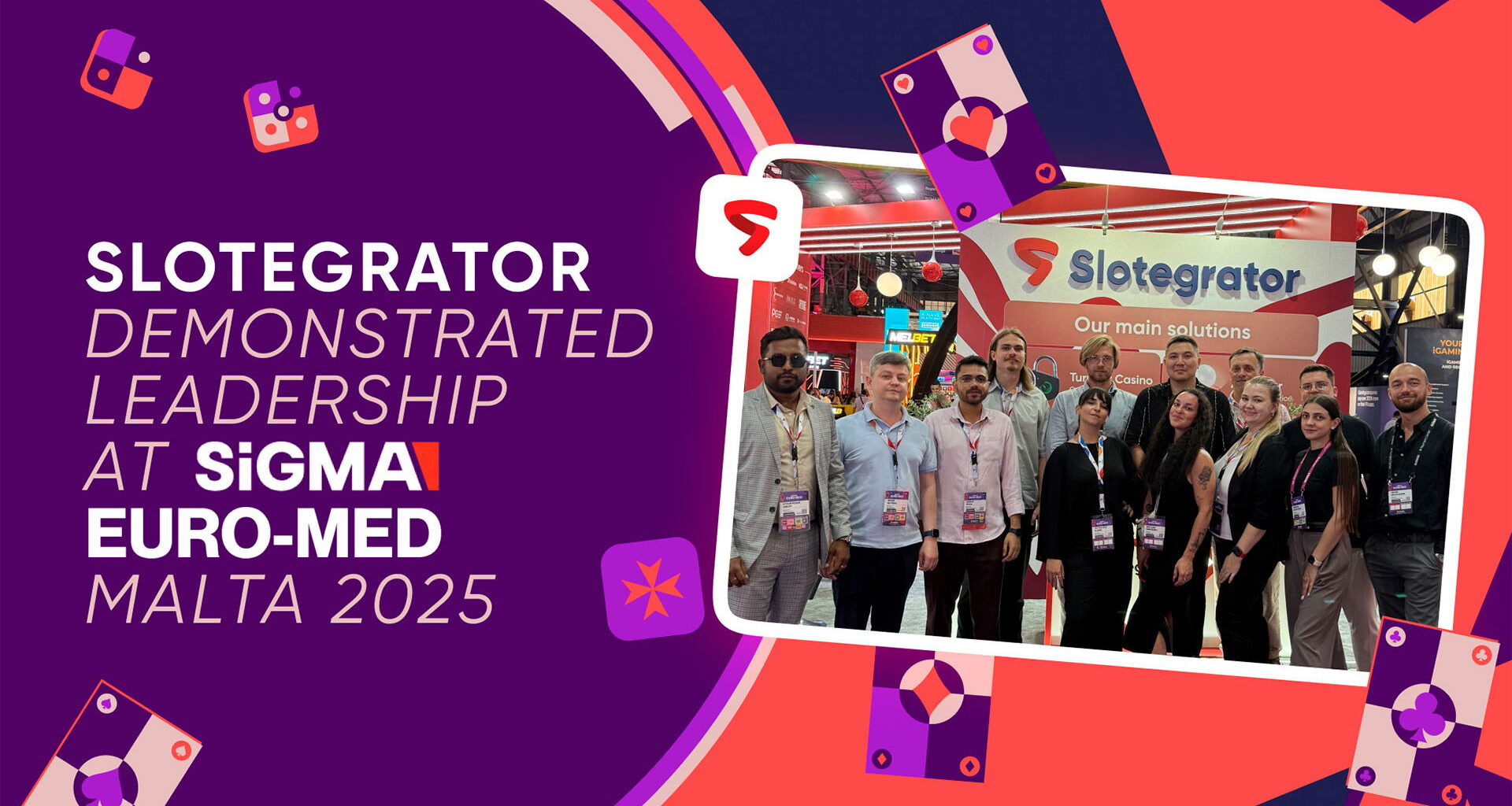 Slotegrator showcases leadership, innovation at SiGMA Euro-Med Malta 2025