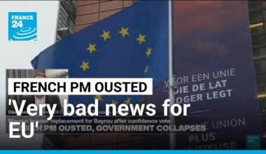 French political crisis 'very bad news for the EU' • FRANCE 24 English