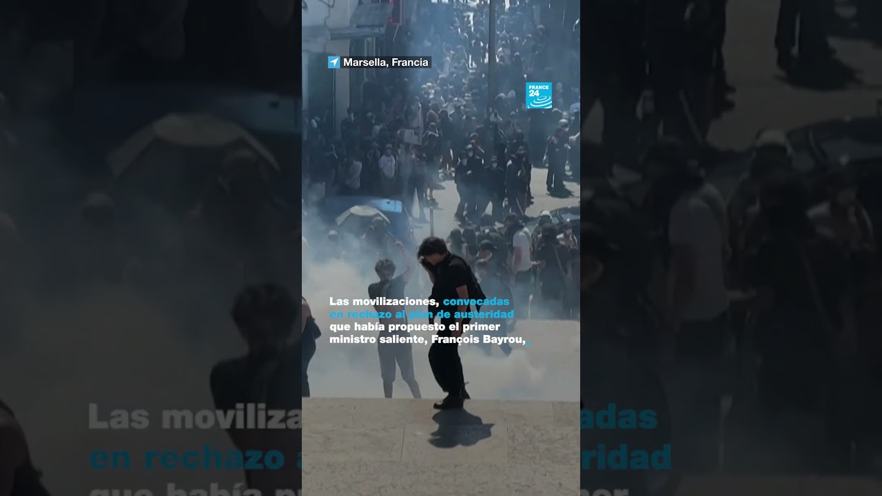 Bajo el lema "Bloqueemos todo", manifestantes en Francia se tomaron las calles este 10 de septiembre