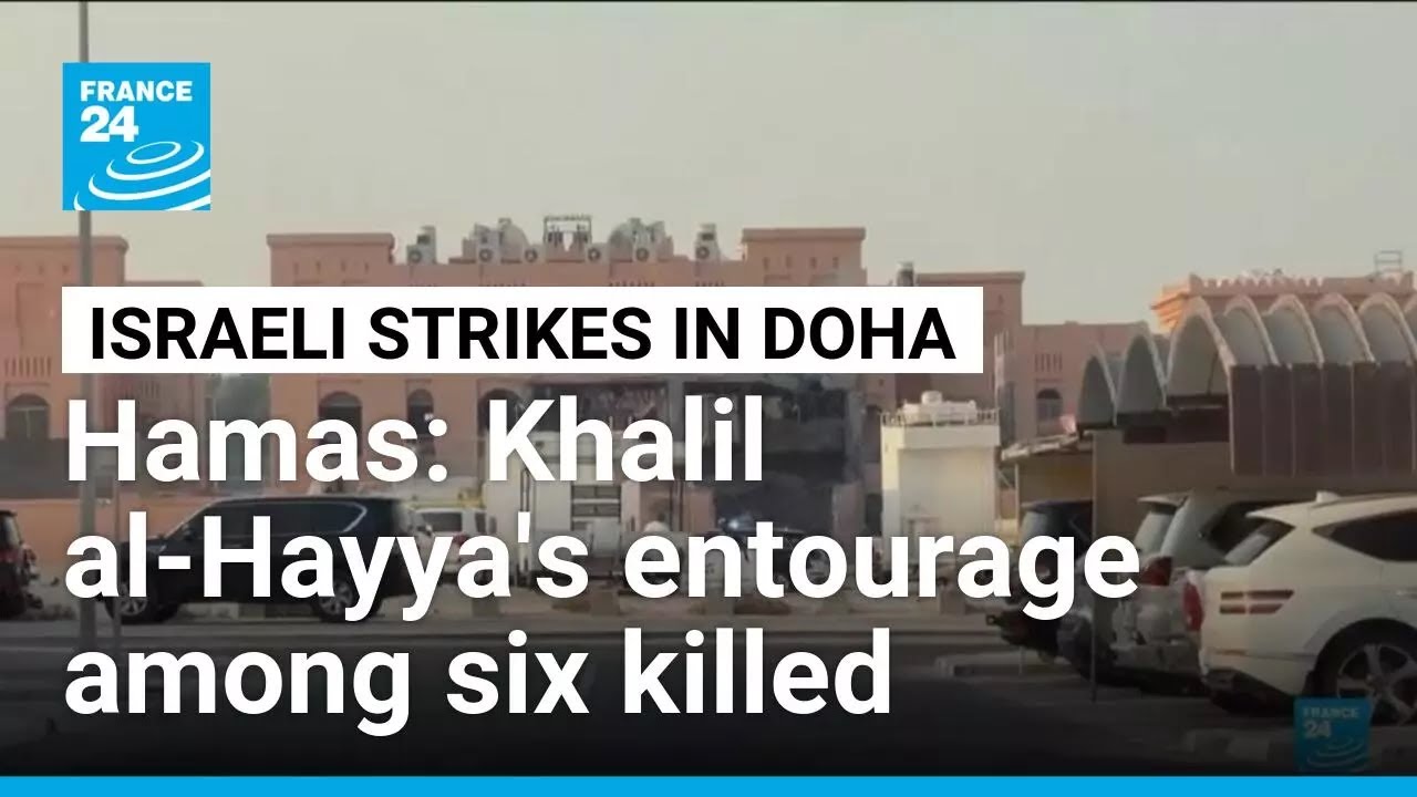 Hamas says six dead in Israeli strike including Qatari security officer • FRANCE 24 English