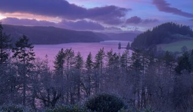 Amazing sunset at Lake Vyrnwy. No AI and no photo editing. Took with my Iphone 13 Pro Max