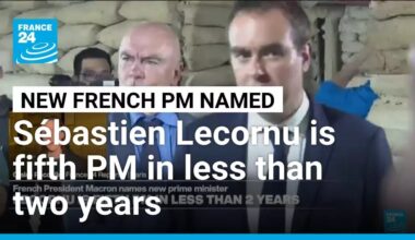 Macron names close ally Lecornu new PM • FRANCE 24 English