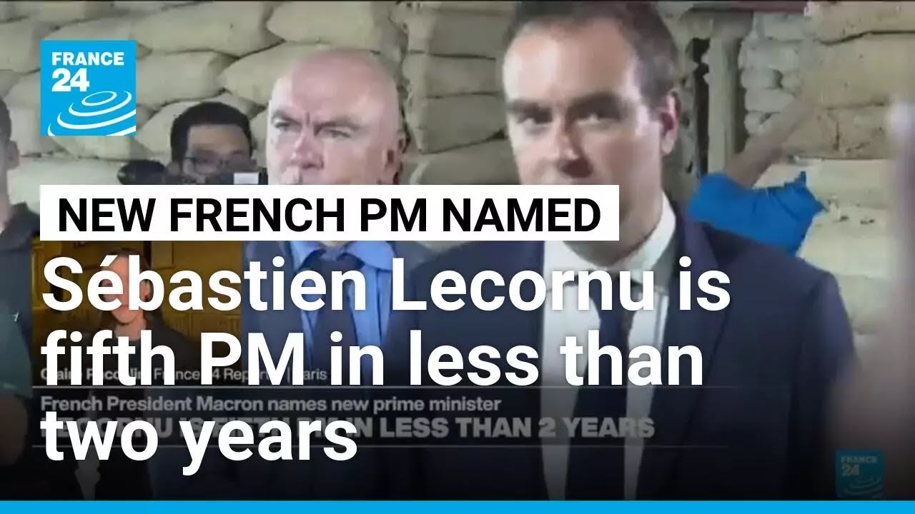 Macron names close ally Lecornu new PM • FRANCE 24 English
