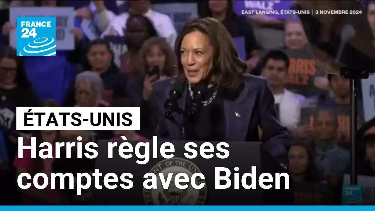États-Unis : Kamala Harris règle ses comptes avec Joe Biden et son entourage • FRANCE 24