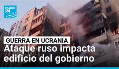Guerra en Ucrania: mayor ataque aéreo ruso impacta barrios y edificio gubernamental en Kiev