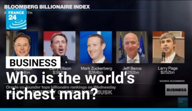 Oracle co-founder Ellison briefly overtakes Musk as world's richest man • FRANCE 24 English
