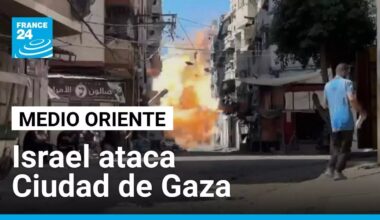Palestinos sin lugar a dónde huir mientras Israel arremete contra Ciudad de Gaza