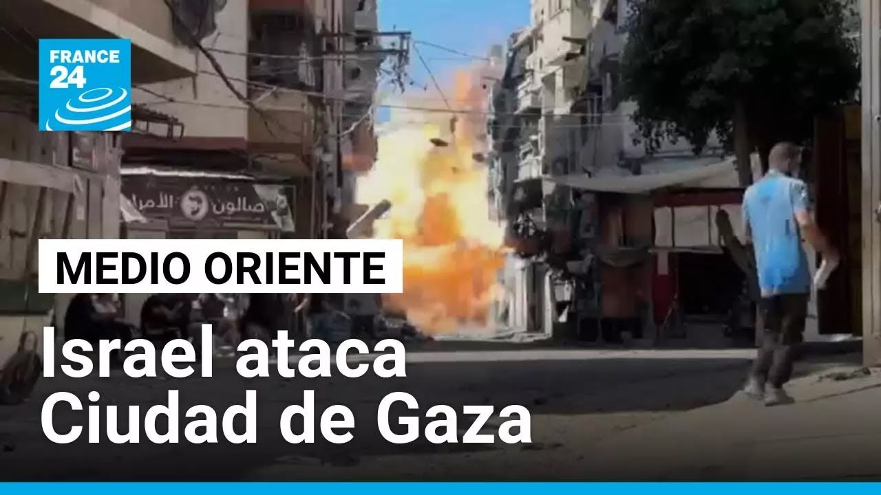 Palestinos sin lugar a dónde huir mientras Israel arremete contra Ciudad de Gaza