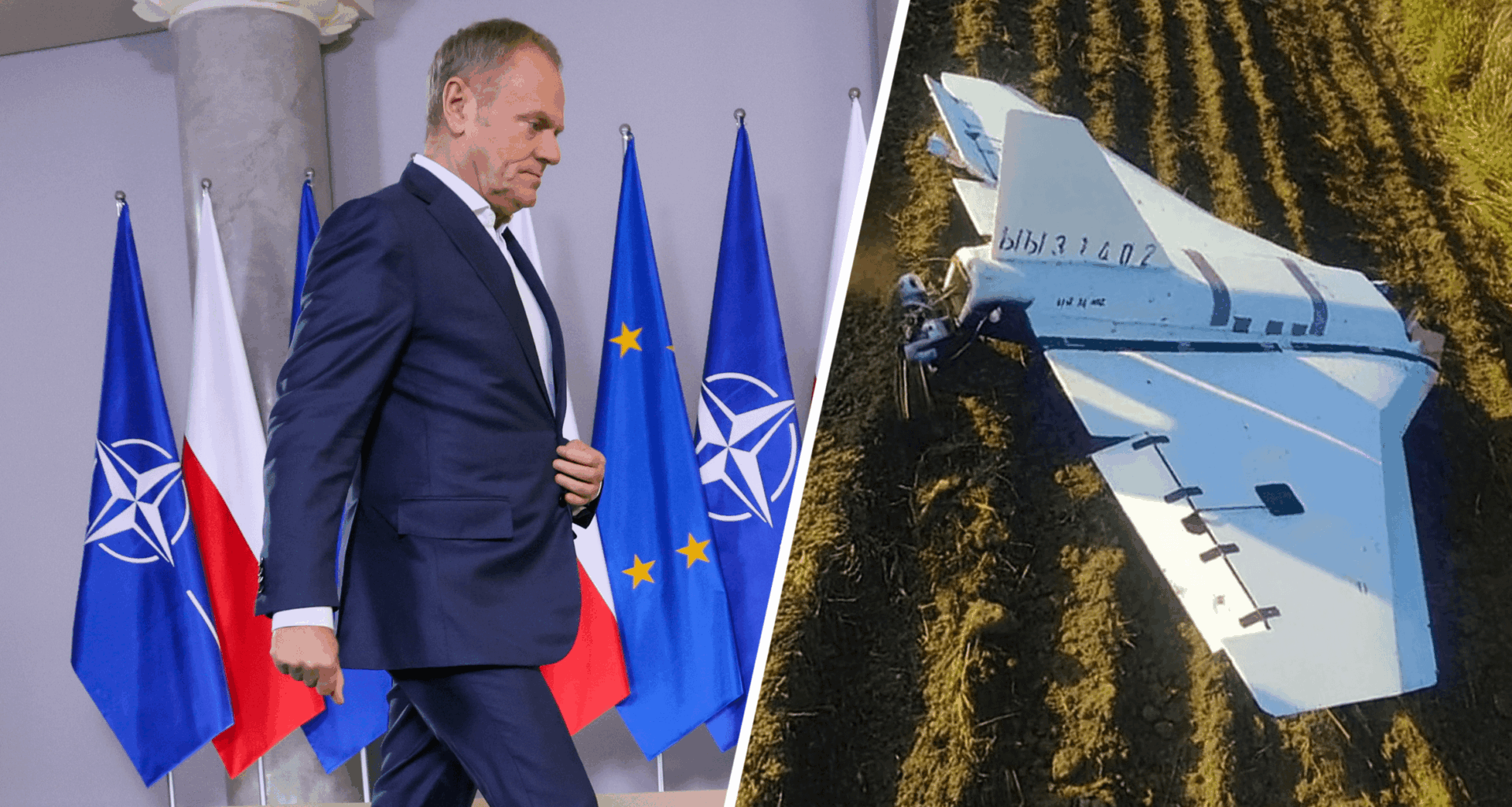 What is the goal of Russia's mass drone attack on Poland and how should NATO respond?