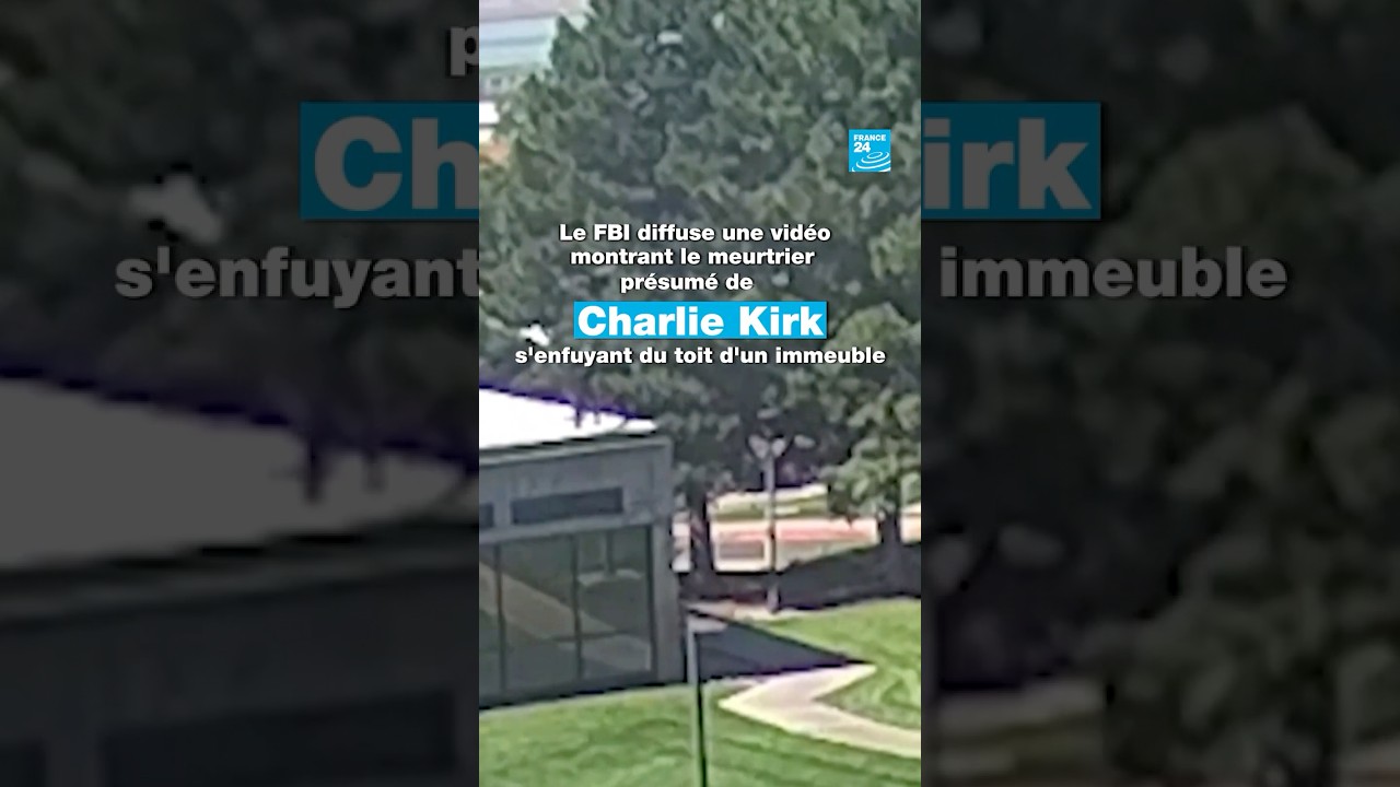 Le FBI diffuse une vidéo montrant le meurtrier présumé de Charlie Kirk • FRANCE 24