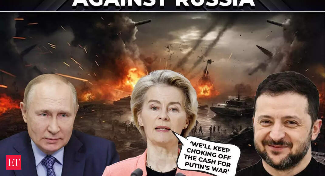 ‘We’ll keep choking off the cash for Putin’s war’: EU extends sanctions on Russia for six months - The Economic Times Video