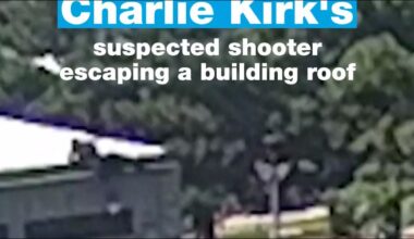 FBI release clip of Charlie Kirk's suspected shooter escaping • FRANCE 24 English