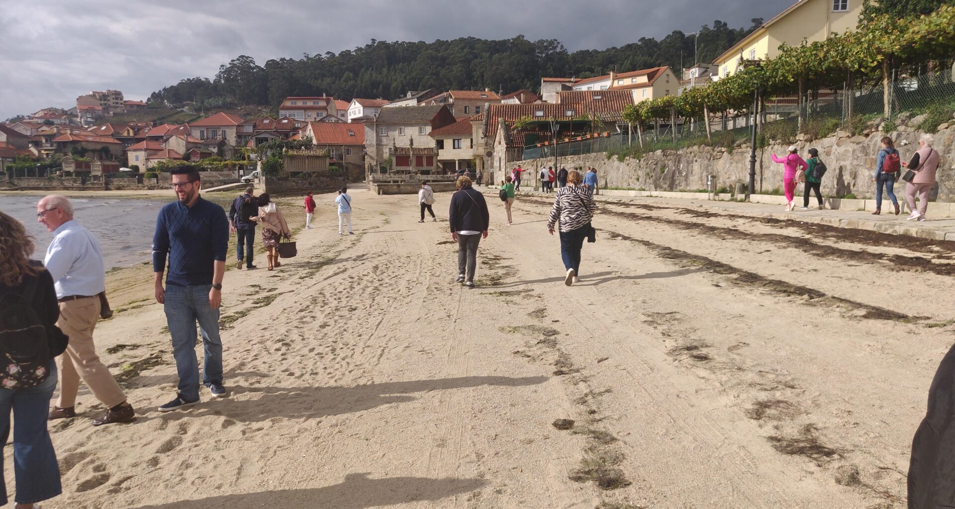 Padron Beach, Combarro, Spain. Own creation.
