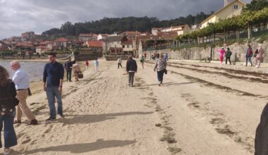 Padron Beach, Combarro, Spain. Own creation.