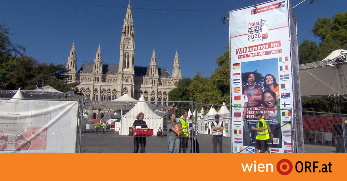 Erste Tram-WM findet am Rathausplatz statt