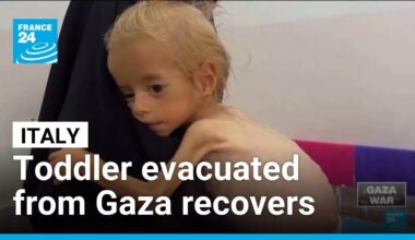 Toddler evacuated from Gaza recovers from malnutrition in Italian hospital • FRANCE 24 English