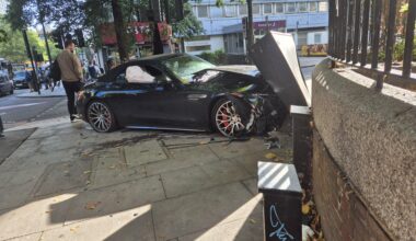Can't park there, mate - Euston Road edition
