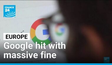Google hit with massive fine from European Union in ad-tech antitrust case • FRANCE 24 English