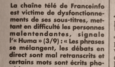 Vu dans le canard enchaîné du 10/09