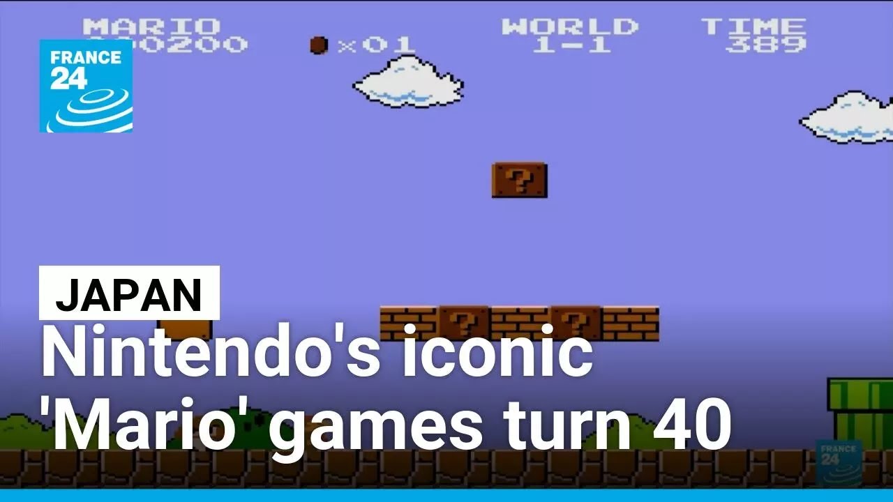 From 8-bit to 3D: Nintendo's iconic 'Mario' games turn 40 • FRANCE 24 English