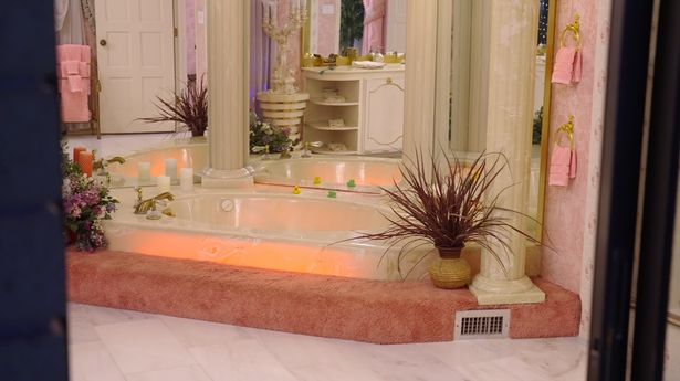 Pictured: A video grab of the Cold War bunker doubling as a luxury mansion in Las Vegas, US.