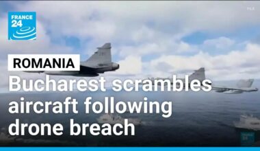 Romania scrambles fighter jets after drone breaches air space • FRANCE 24 English