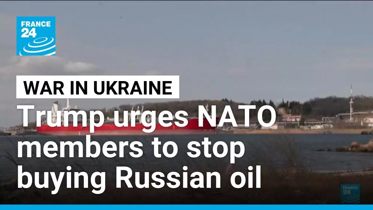 Trump calls on NATO members to stop purchasing Russian oil • FRANCE 24 English